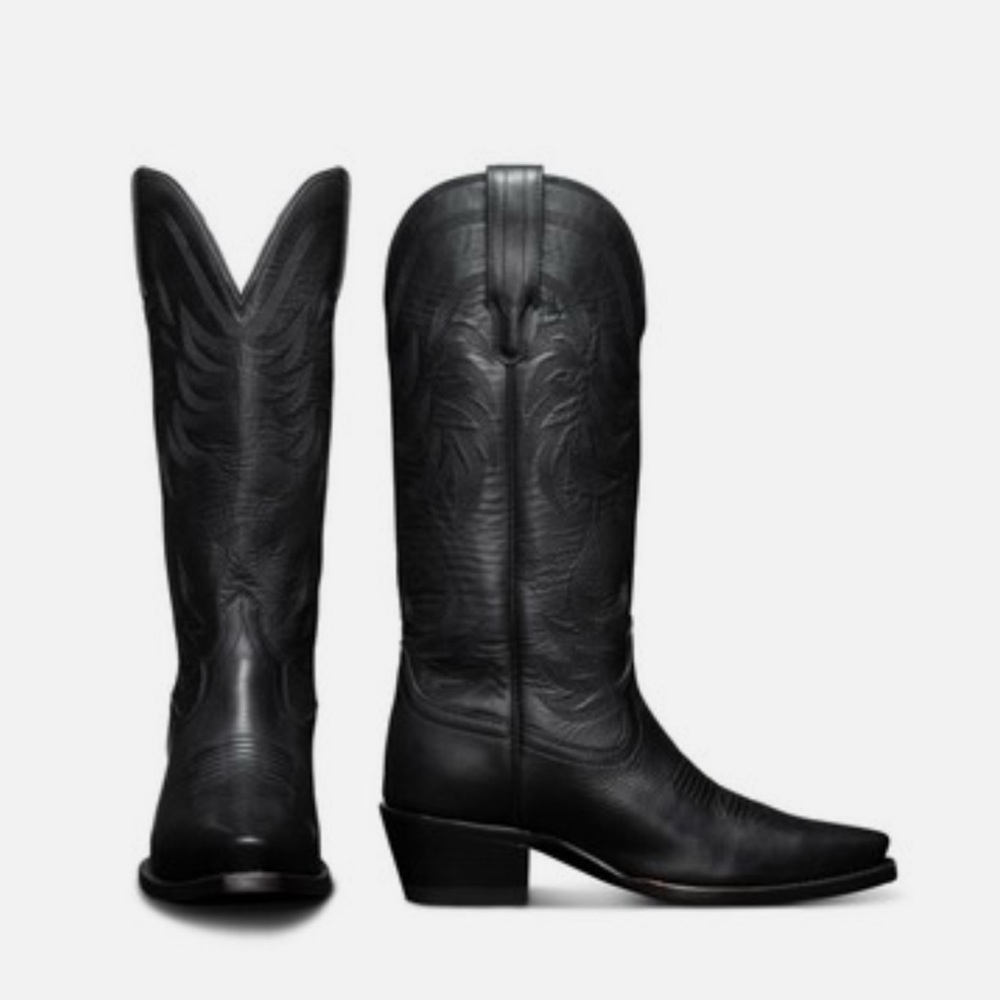 “The Annie” women’s Tecovas (black Western Cowboy Boots)